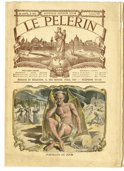 Illustratie van Achille Lemot in Le Pelerin door Achille Lemot