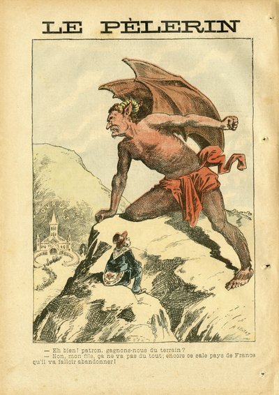 Illustratie van Achille Lemot in Le Pelerin door Achille Lemot