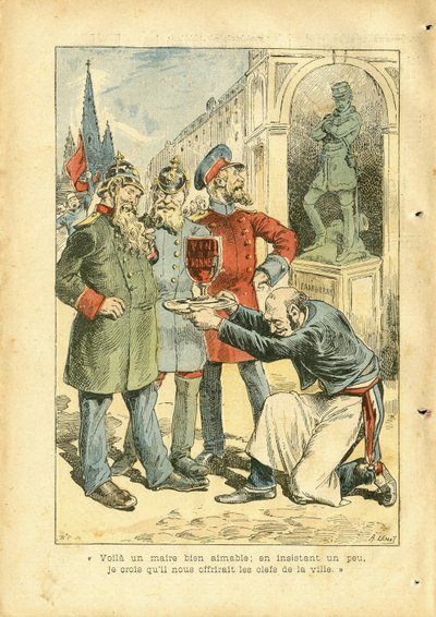 Illustratie van Achille Lemot in Le Pelerin door Achille Lemot