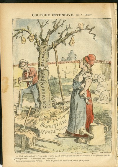 Illustratie van Achille Lemot (1846-1909) in Le Pelerin door Achille Lemot
