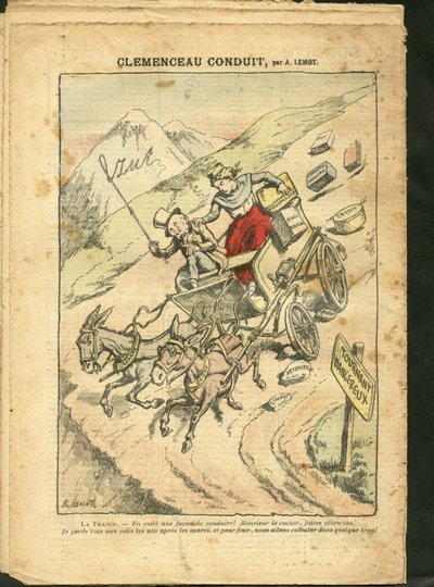 Illustratie van Achille Lemot (1846-1909) in Le Pelerin door Achille Lemot