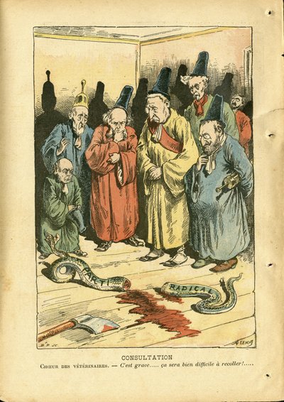 Illustratie in Le Pelerin door Achille Lemot