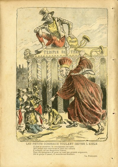 Illustratie in Le Pelerin door Achille Lemot