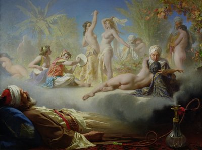 De droom van de gelovige, c.1870 door Achille Zo