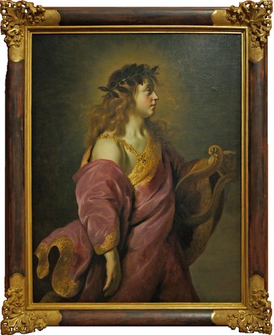 Frans:  Apollon Portret van een man als Apollo door Adam Camerarius