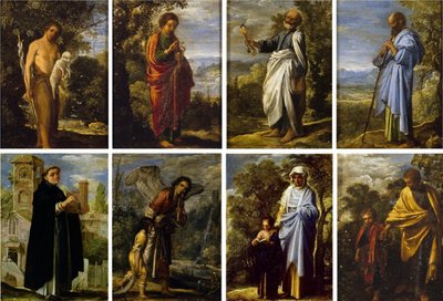 een set kleine religieuze scènes door Adam Elsheimer