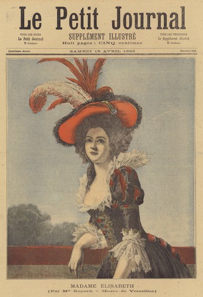 Madame Elisabeth door Adelaide Labille Guiard