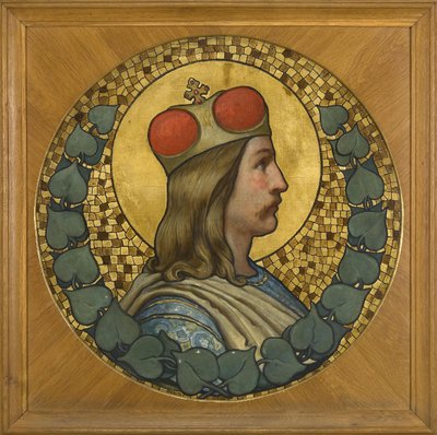 Sint Wenceslaus I, hertog van Bohemen, 1900 door Adolf Liebscher
