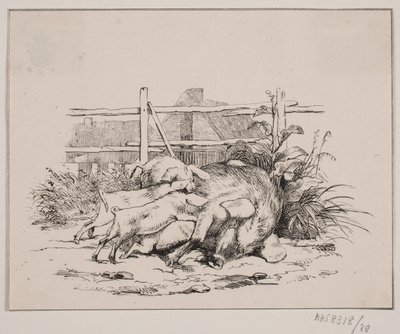 De Varkens door Johan Adolph Kittendorff