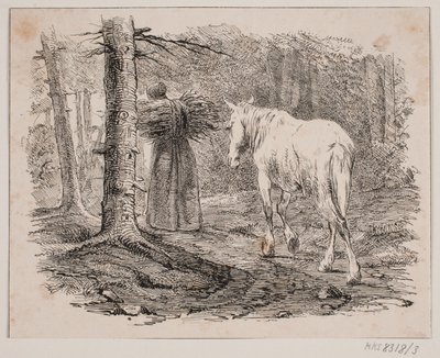 De Vrouw en het Paard door Johan Adolph Kittendorff