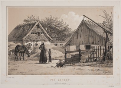 Op het platteland door Johan Adolph Kittendorff