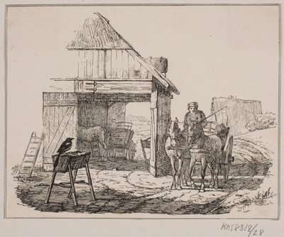 De ekster door Johan Adolph Kittendorff