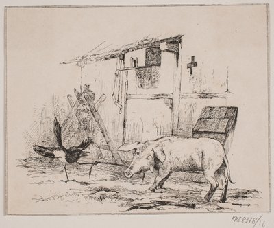 Skaden en het varken door Johan Adolph Kittendorff