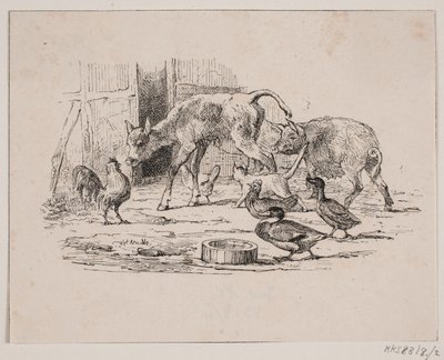 Kalf door Johan Adolph Kittendorff
