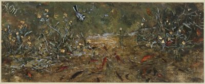 De goudvisvijver. Uit het „Kinderalbum” door Adolph Menzel