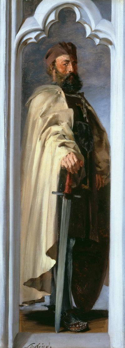 Siegfried von Feuchtwangen, Grootmeester van de Teutoonse Ridders, 1846 door Adolph Menzel