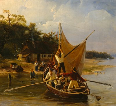 Terugkeer van Deense vissers door Adolph Tidemand