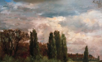 Uitzicht in het Park van Prins Albrecht door Adolph Menzel