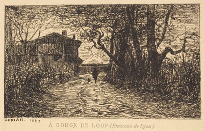 Een kloof bij Loup door Adolphe Appian