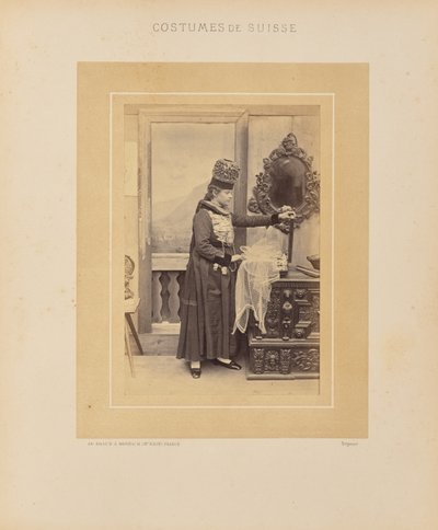 Kanton Fribourg door Adolphe Braun