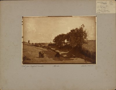 [The Vale, van Corot] door Adolphe Braun