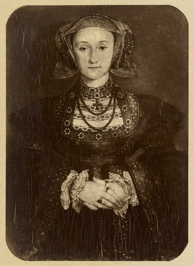 [De vrouw van Hendrik VIII door Hans Holbein, Musée du Louvre] door Adolphe Braun