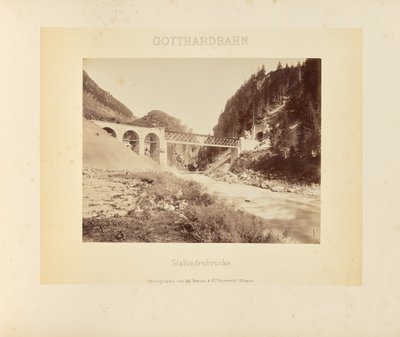 Gotthardspoorweg: Stalvedrobrug door Adolphe Braun and Cie