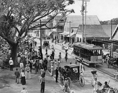 Jubilee Market Square, Kingston, Jamaica, c1905 door Adolphe Duperly and Son