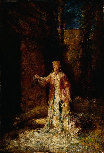 Lady Macbeth door Adolphe Joseph Thomas Monticelli