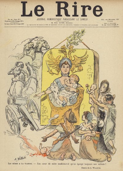 Illustratie voor Le Rire door Adolphe Leon Willette