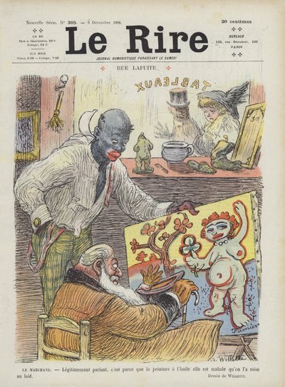 Illustratie voor Le Rire door Adolphe Leon Willette