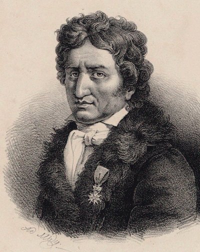 Portret van de componist Pierre-Alexandre Monsigny 1729-1817 door Adolphe Midy