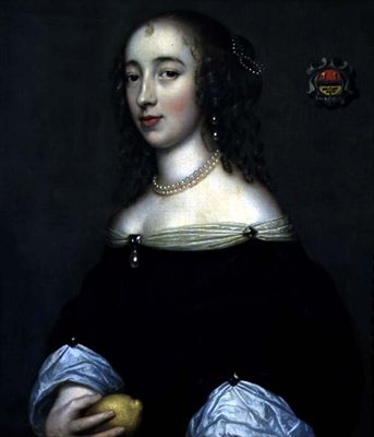 Portret van een Dame, mogelijk Margaret Lemon, c.1665 door Adriaen (circle of) Hanneman