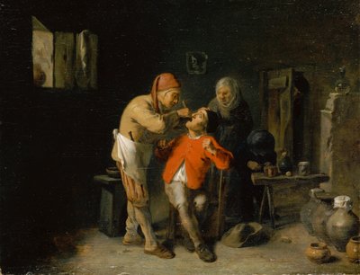 Bij de tandarts door Adriaen Brouwer