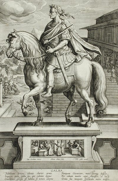 Galba door Adriaen Collaert