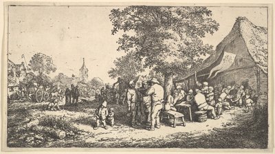 De Kermis onder de Grote Boom, 1610-85 door Adriaen Jansz. van Ostade