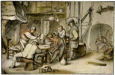 De muzikant door Adriaen Jansz. van Ostade
