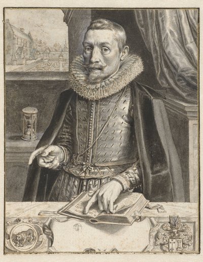 Portret van Jacob Cats door Adriaen Pietersz van de Venne