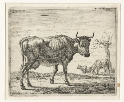 Drie koeien door Adriaen van de Velde