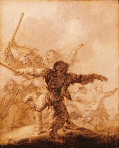 Boze slagen door Adriaen van de Venne