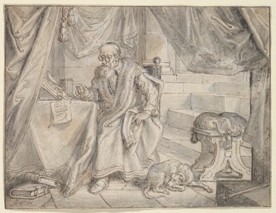 Studie voor door Adriaen van de Venne