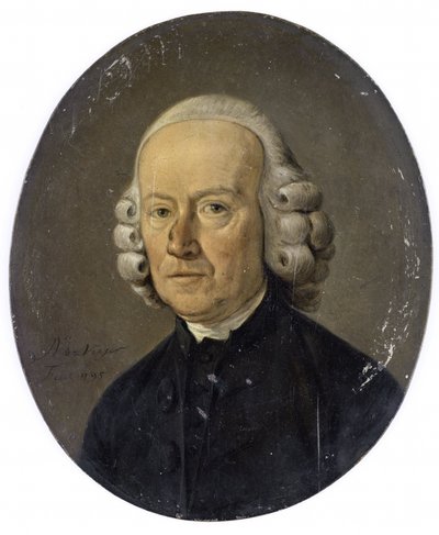 Portret van een man door Adrianus de Visser