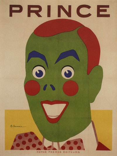 Prins, poster voor Pathe Cinema (1912-1913) door Adrien Barrere