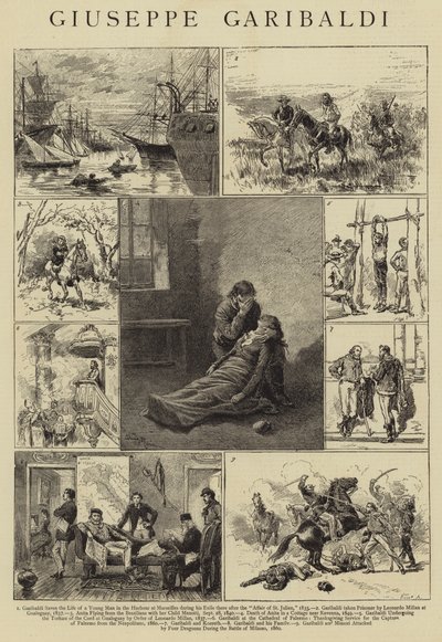 Giuseppe Garibaldi door Adrien Emmanuel Marie