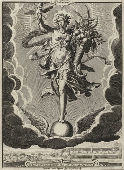 Beloning door Egidius  Sadeler (II)