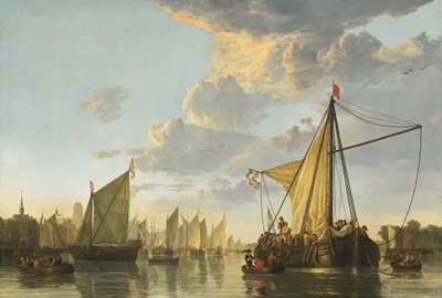 De Maas bij Dordrecht door Aelbert Cuyp
