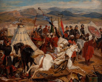 Horace Vernet (cirkel) Slag bij Isly door after Horace Vernet