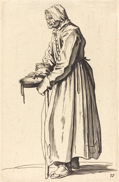 Bedelares met Pan door After Jacques Callot