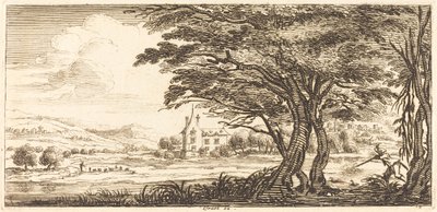 Landschap door After Jacques Callot