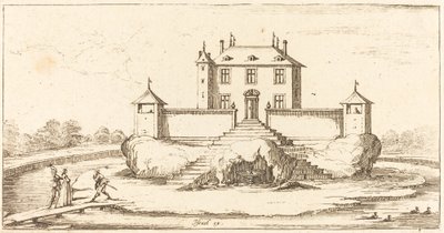 Landschap door After Jacques Callot